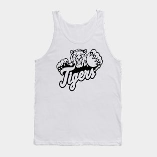 tiger face sport team Tank Top